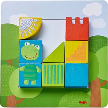 HABA Animal Squares Wooden Puzzle for Toddlers