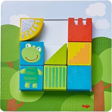 HABA Animal Squares Wooden Puzzle for Toddlers