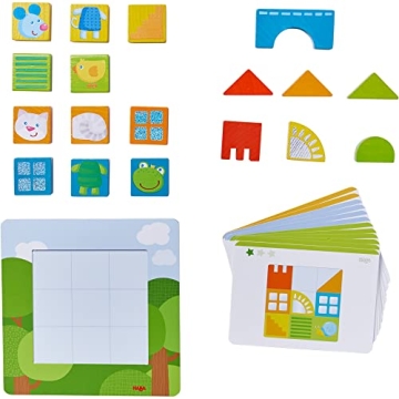 HABA Animal Squares Wooden Puzzle for Toddlers