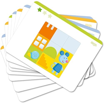 HABA Animal Squares Wooden Puzzle for Toddlers