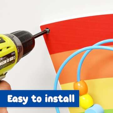 SPARK & WOW Rainbow Activity Wall Panels for Toddlers