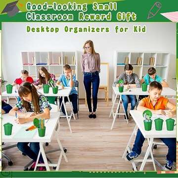 Zubebe 24 Pcs Mini Trash Canwith Lids for Home & Parties