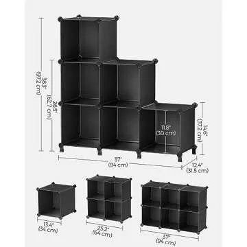 SONGMICS 6 Cube Storage Organizer for Flexible Spaces