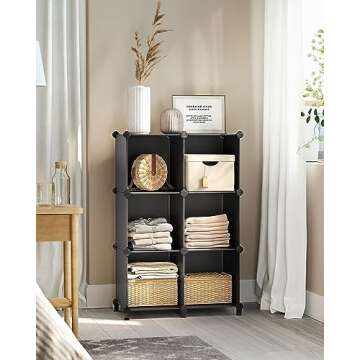 SONGMICS 6 Cube Storage Organizer for Flexible Spaces