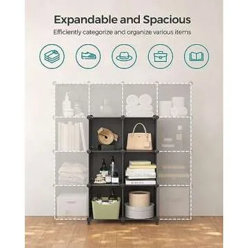 SONGMICS 6 Cube Storage Organizer for Flexible Spaces