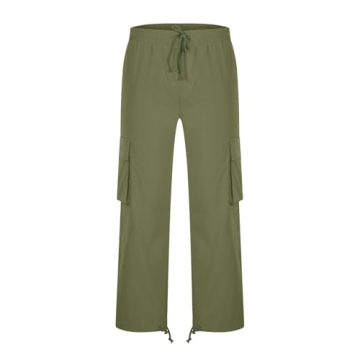 hhaappyy Men's Outdoor Multi-Pocket Cargo Pants for Comfort