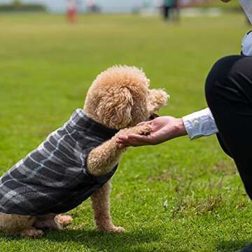 4 Piece Fleece Dog Sweater Warm Jacket for Small Pets