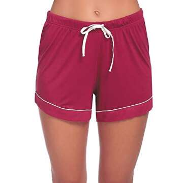 TIKTIK Pajamas Set Short Sleeve Sleepwear Womens Button Down Nightwear Soft Pj Lounge Sets with Pocket S-4XL, Dark Reddish Purple, 2X-Large