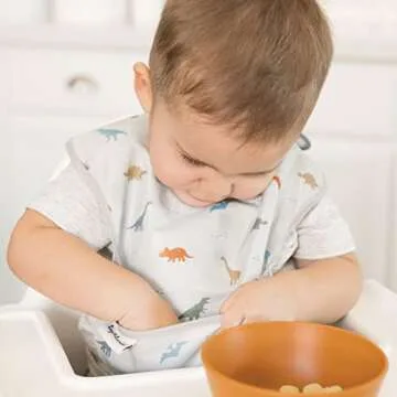Tiny Twinkle Mess-Proof Baby Bib - Eco-Friendly Feeding Essential