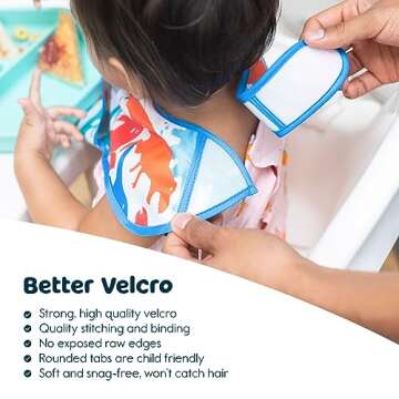 Tiny Twinkle Mess-Proof Baby Bib - Eco-Friendly Feeding Essential