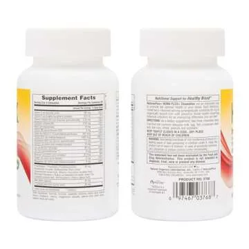 Natures Plus Hema-Plex Iron - 60 Mixed Berry Chewables - 85 mg Elemental Iron - Total Blood Health -...