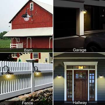 UOOIUMOY Solar Wall Light Outdoor with Motion Sensor 3 Lighting Modes, LED Wall Sconce Waterproof, D...