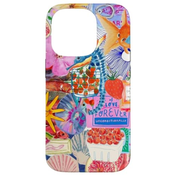 Vibrant Italian Summer Mosaic Case for iPhone 14 Pro