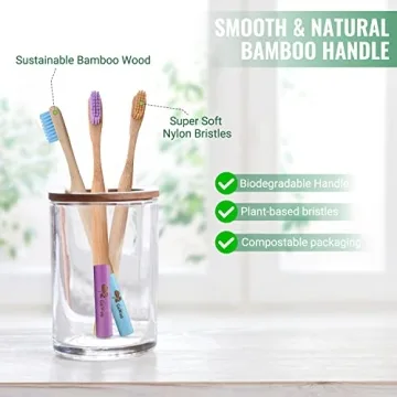 Eco-Friendly Bamboo Toothbrush Set for Sustainable Dental Care