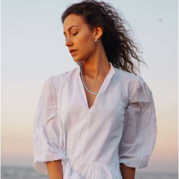 COAI Men's Women's Blue Stone Necklace Turquoise Necklace Healing Crystal Necklace