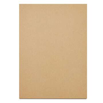 Juvale 200 Pack 5x7 Corrugated Cardboard Sheets for Mailers, Flat Packaging Inserts for Shipping, Mailing, Crafts, 2mm Thick