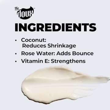 The Doux C.R.E.A.M Twist & Curl Cream, Curl Defining Cream, Boost Curl Moisture and Definition