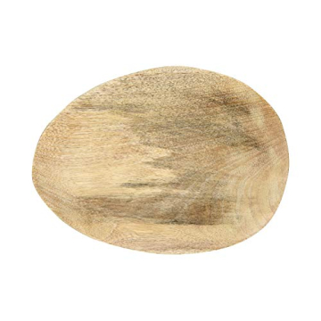 Creative Co-Op Oval Mango Wood Serving Platter Tray