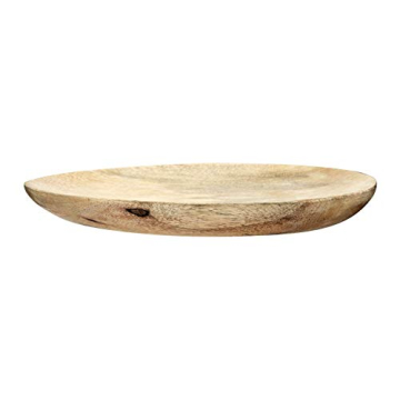 Creative Co-Op Oval Mango Wood Serving Platter Tray
