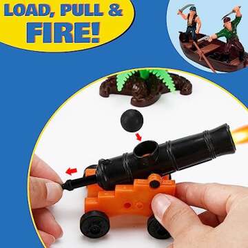 Exciting Liberty Imports Pirate Action Figure Playset