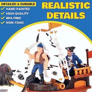 Exciting Liberty Imports Pirate Action Figure Playset