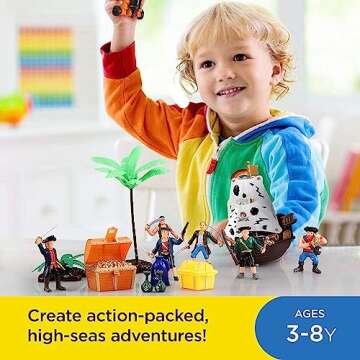 Exciting Liberty Imports Pirate Action Figure Playset