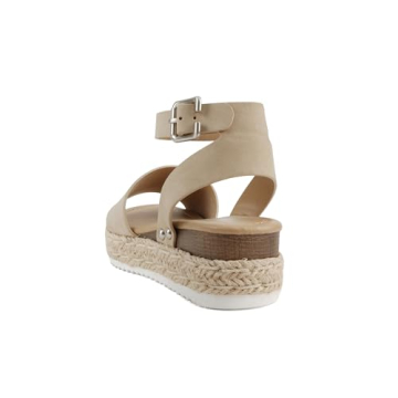 Soda Girls Espadrille Wedge Sandals for Kids - Cute & Comfy