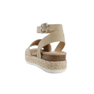 Soda Girls Espadrille Wedge Sandals for Kids - Cute & Comfy
