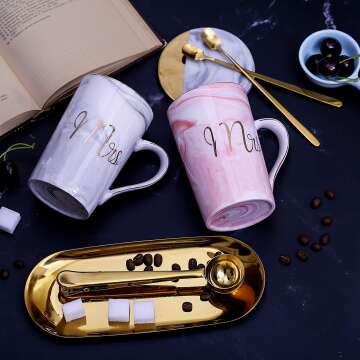 Mrs and Mrs Coffee Mugs for Lesbian Couples