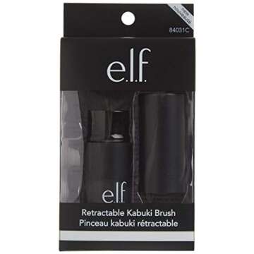 e.l.f. Retractable Kabuki Brush for Precision Makeup Application