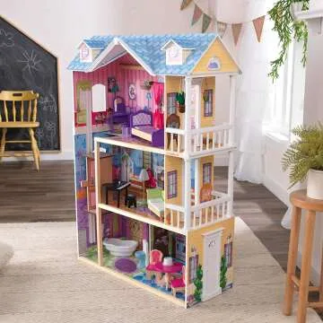 KidKraft Dreamy Wooden Dollhouse with Elevator & Lights