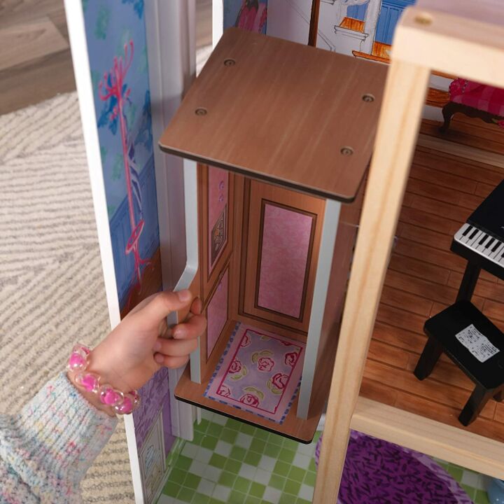KidKraft Dreamy Wooden Dollhouse with Elevator & Lights