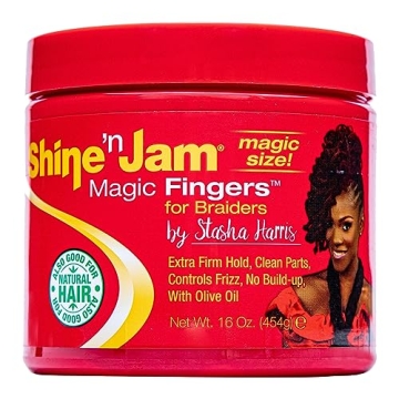 Magic Fingers Shine ń Jam 16oz - Ultimate Hair Styling Gel