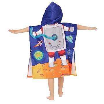 Soft Cotton Hooded Towel for Kids 2-6 Years