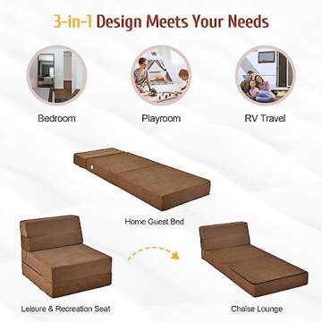 Giantex Convertible Sofa Bed for Modern Living Spaces