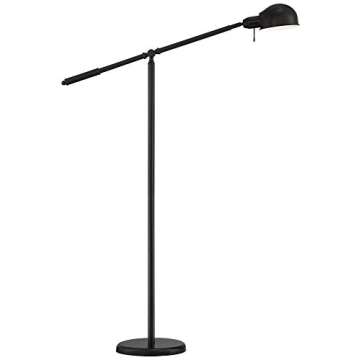 360 Lighting Dawson Traditional Task Pharmacy Floor Lamp Standing 55" Tall Dark Bronze Metal Adjusta...