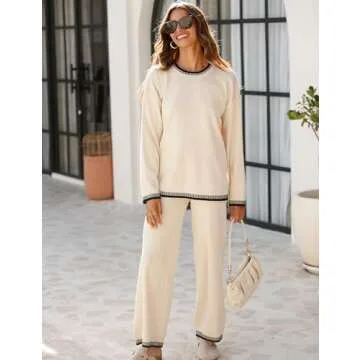 Lentta Women's 2 Piece Sweater Set | Stylish & Comfortable Lounge Wear