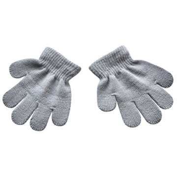 BaiX Toddler Winter Knitted Gloves for Ages 1-3