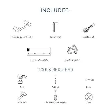 Moen Matte Black Align Pivoting Double Post Modern Toilet Paper Holder, YB0408BL