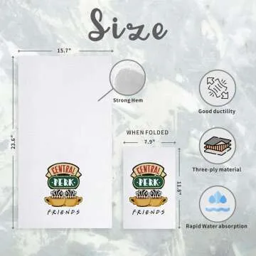 Friends TV Show Kitchen Towels - Cute 2 Pack Gift