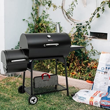 Royal Gourmet 30-Inch Charcoal Grill with Offset Smoker