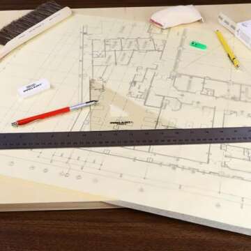 PRO ART Drafting Triangle, 6-inch, 45/90 Degrees, Clear