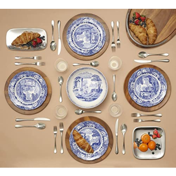 Spode Blue Italian Dinnerware Set for 4 - Elegant & Practical