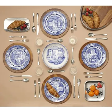 Spode Blue Italian Dinnerware Set for 4 - Elegant & Practical