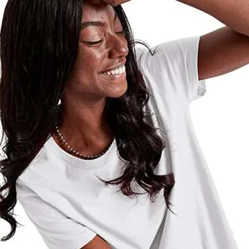 Hanes Comfortblend Women's Tri-Blend Relaxed Fit T-Shirt, Oversized Lightweight Tee, Available in Plus Size, ECO White, Small