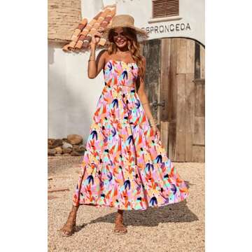 PRETTYGARDEN Floral Maxi Dress for Stylish Summers