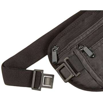 Amazon Basics RFID Travel Waist Belt for Secure Travel