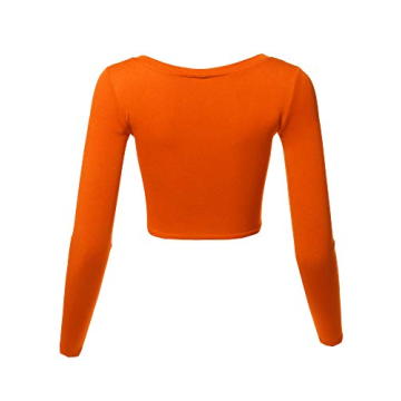 Stylish Stretchable Long Sleeve Crop Top - Perfect Fit