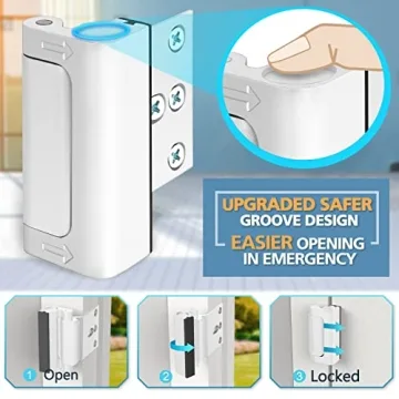 Child Safety Door Lock - Reinforcement Lock for Homes