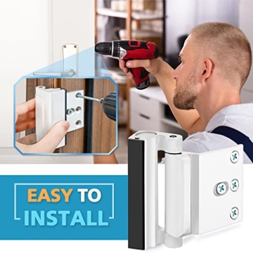 Child Safety Door Lock - Reinforcement Lock for Homes